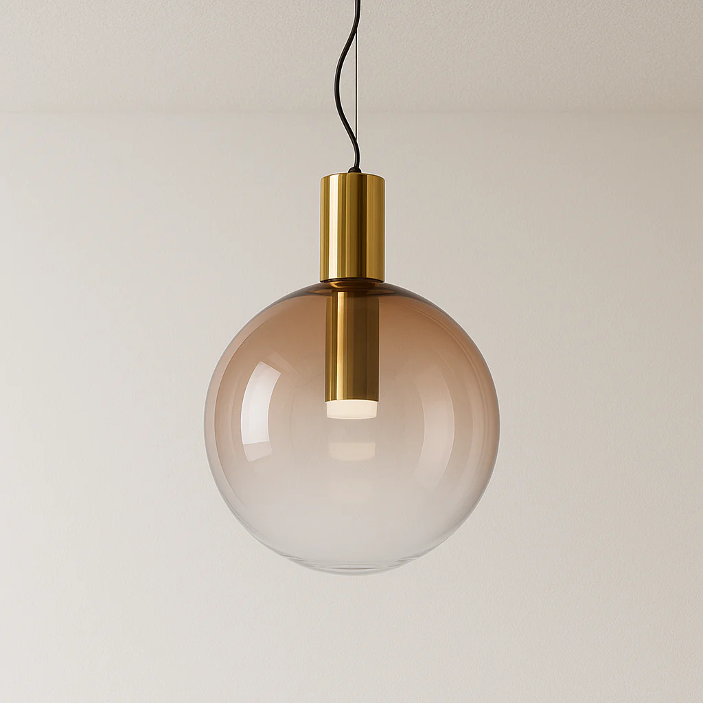 Luminária Pendente Moderno Minimalista Vidro Metal LED Iza - Image 3