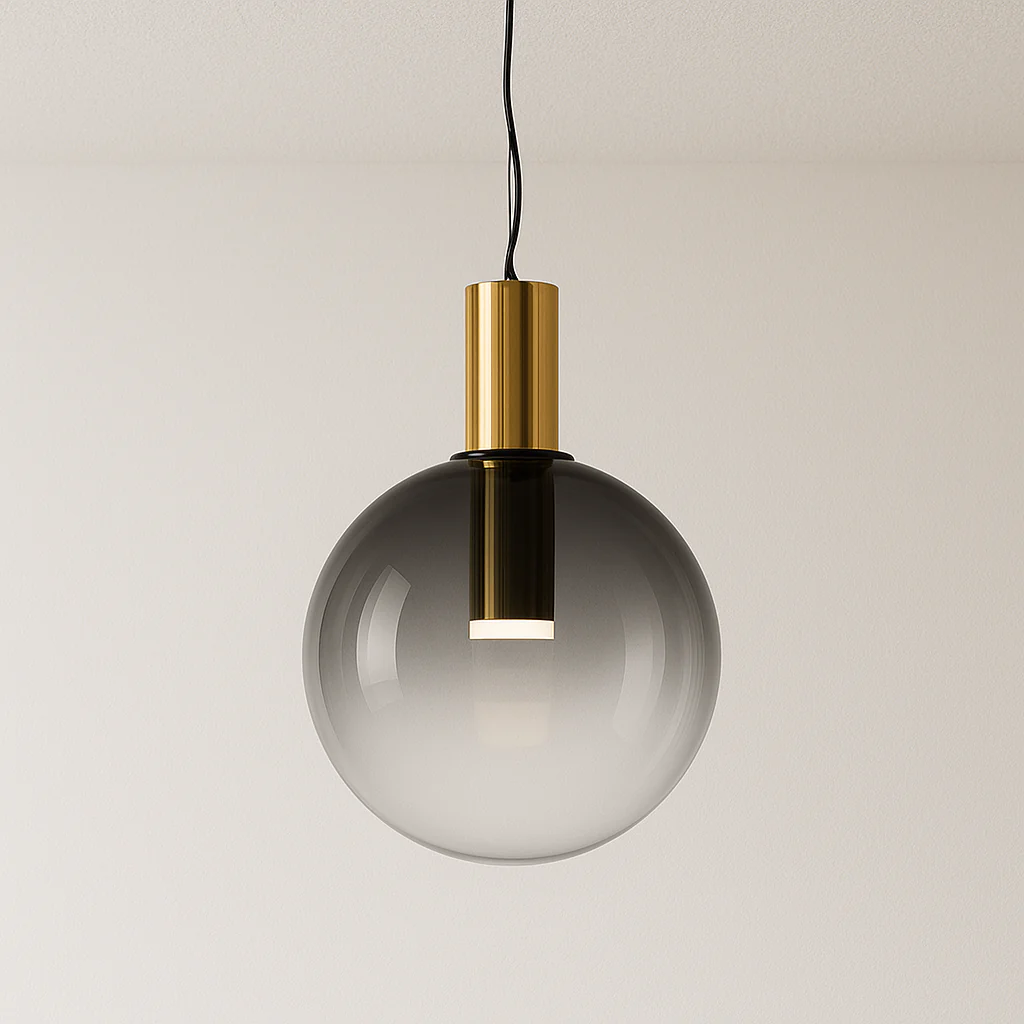 Luminária Pendente Moderno Minimalista Vidro Metal LED Iza - Image 4