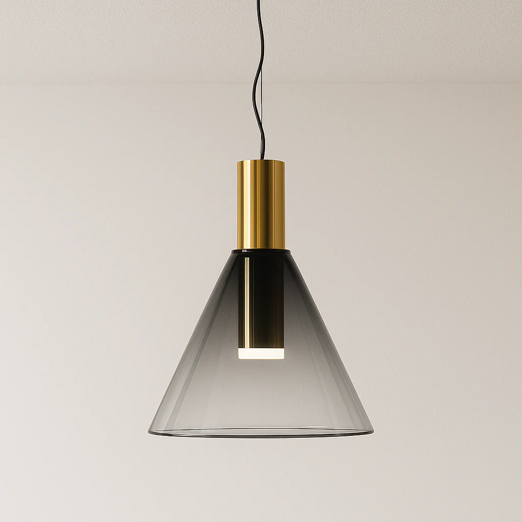 Luminária Pendente Moderno Minimalista Vidro Metal LED Iza - Image 5