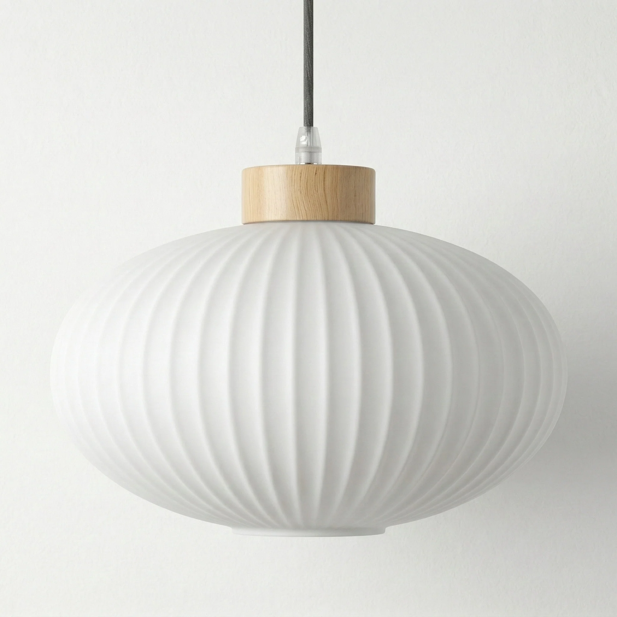 Luminária Pendente Moderno Minimalista Vidro Metal Japonês Kittan - Image 4
