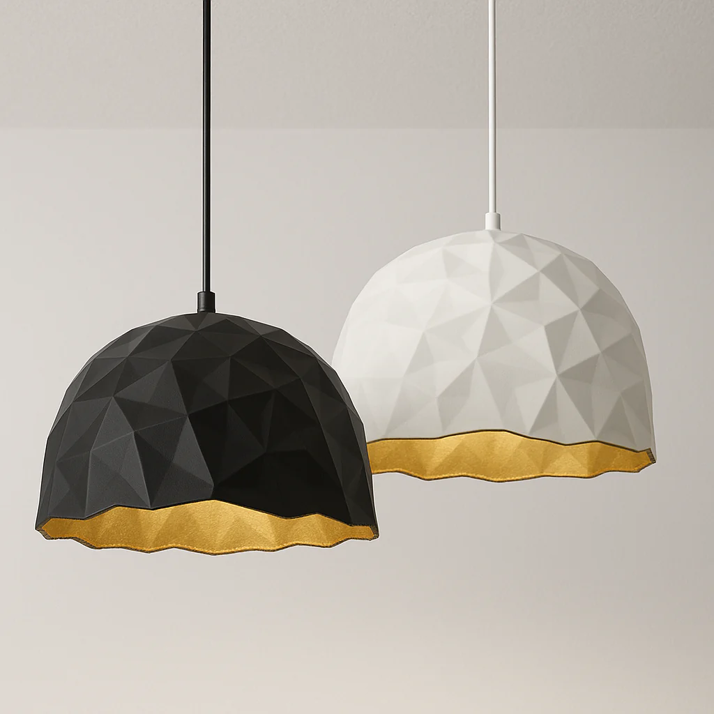 Luminária Pendente Moderno Minimalista Metal Knead