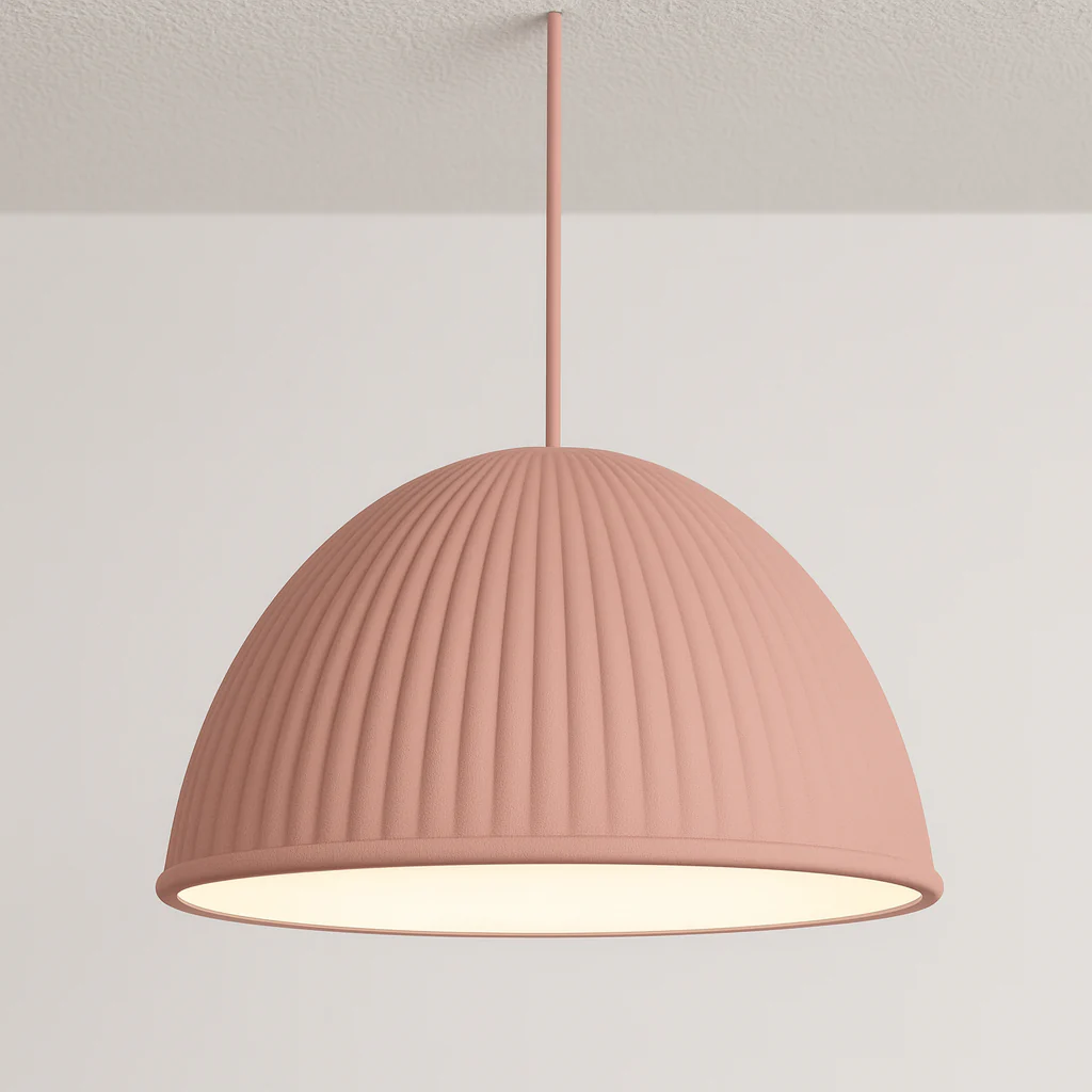 Luminária Pendente Moderno Minimalista Resina Metal Ozza