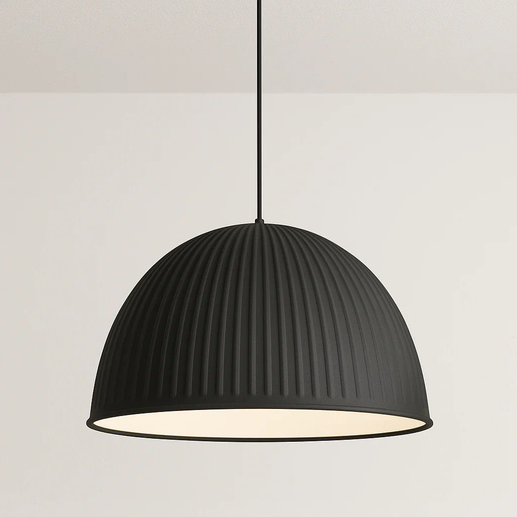 Luminária Pendente Moderno Minimalista Resina Metal Ozza - Image 3