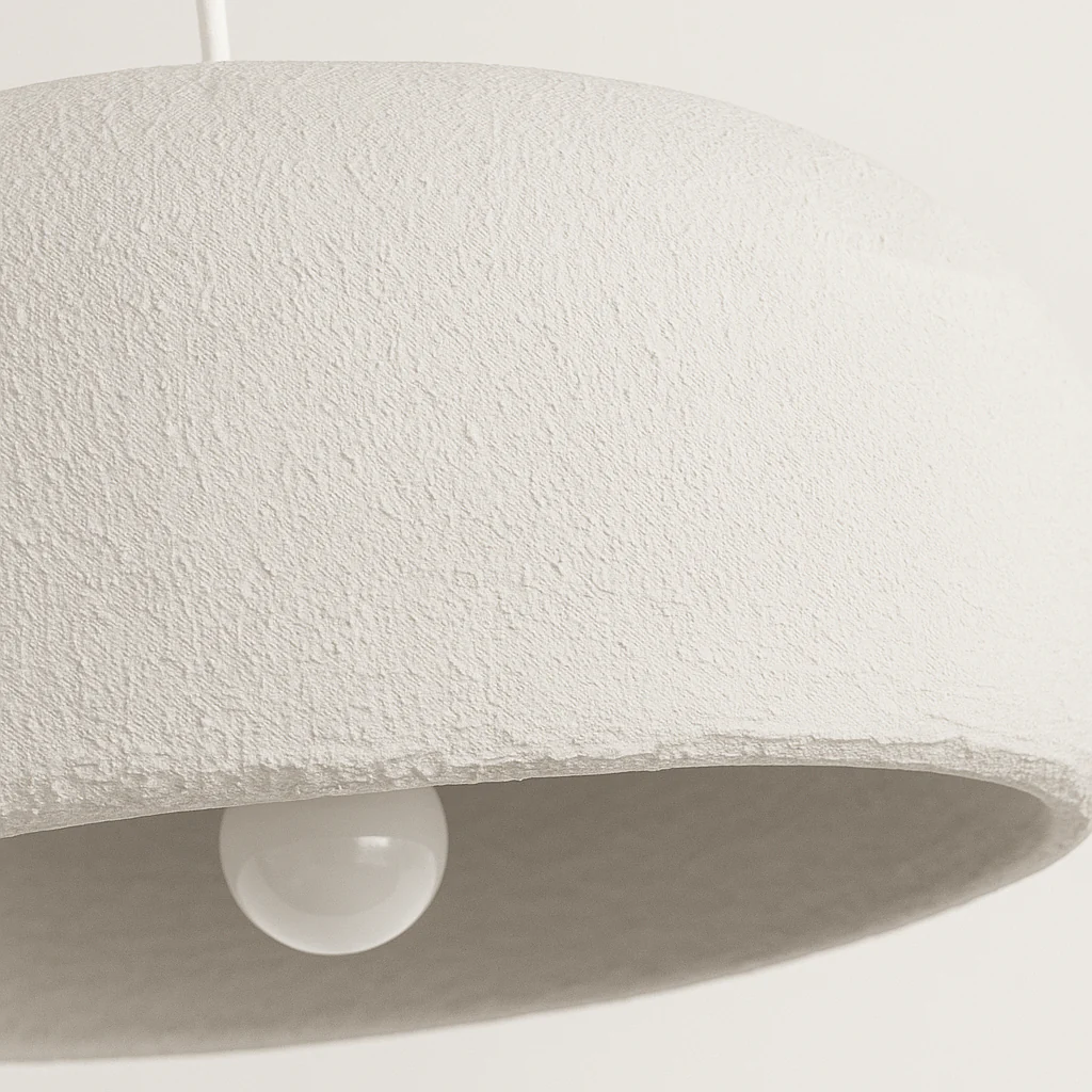 Luminária Pendente Moderno Minimalista Metal Branco Olva - Image 3