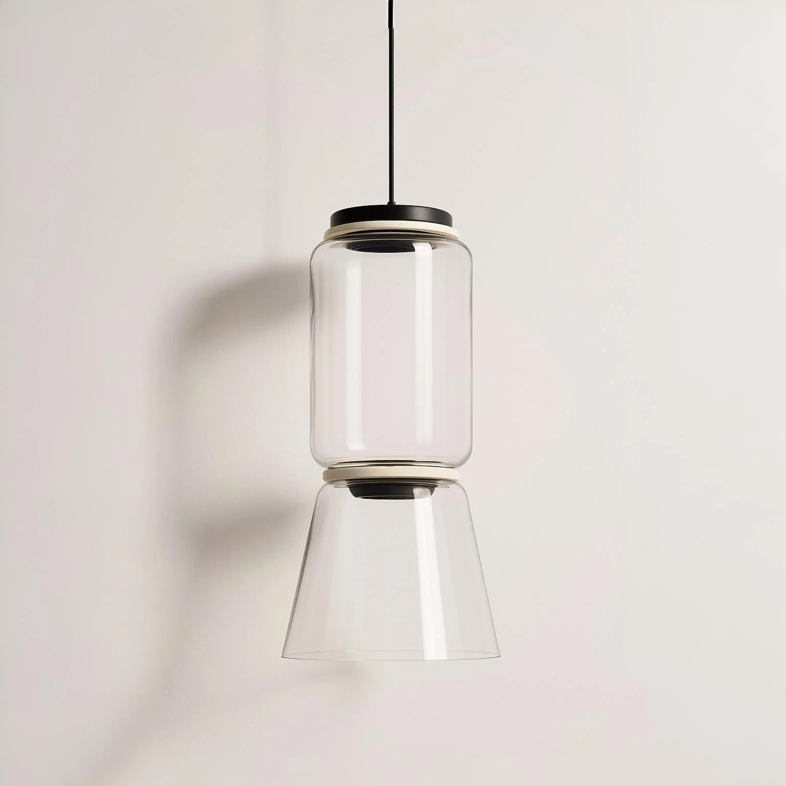 Luminária Pendente Moderno Minimalista Vidro Metal LED Orbi - Image 3