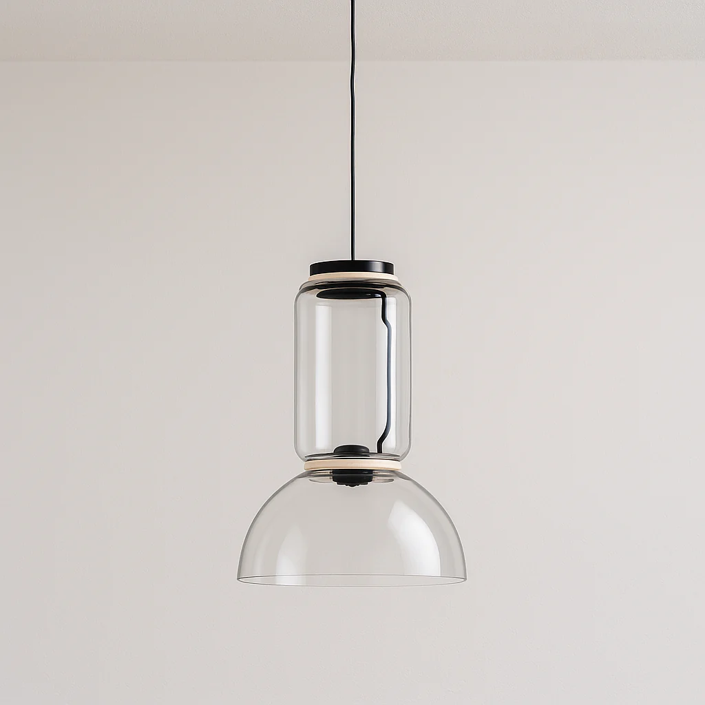 Luminária Pendente Moderno Minimalista Vidro Metal LED Orbi - Image 4