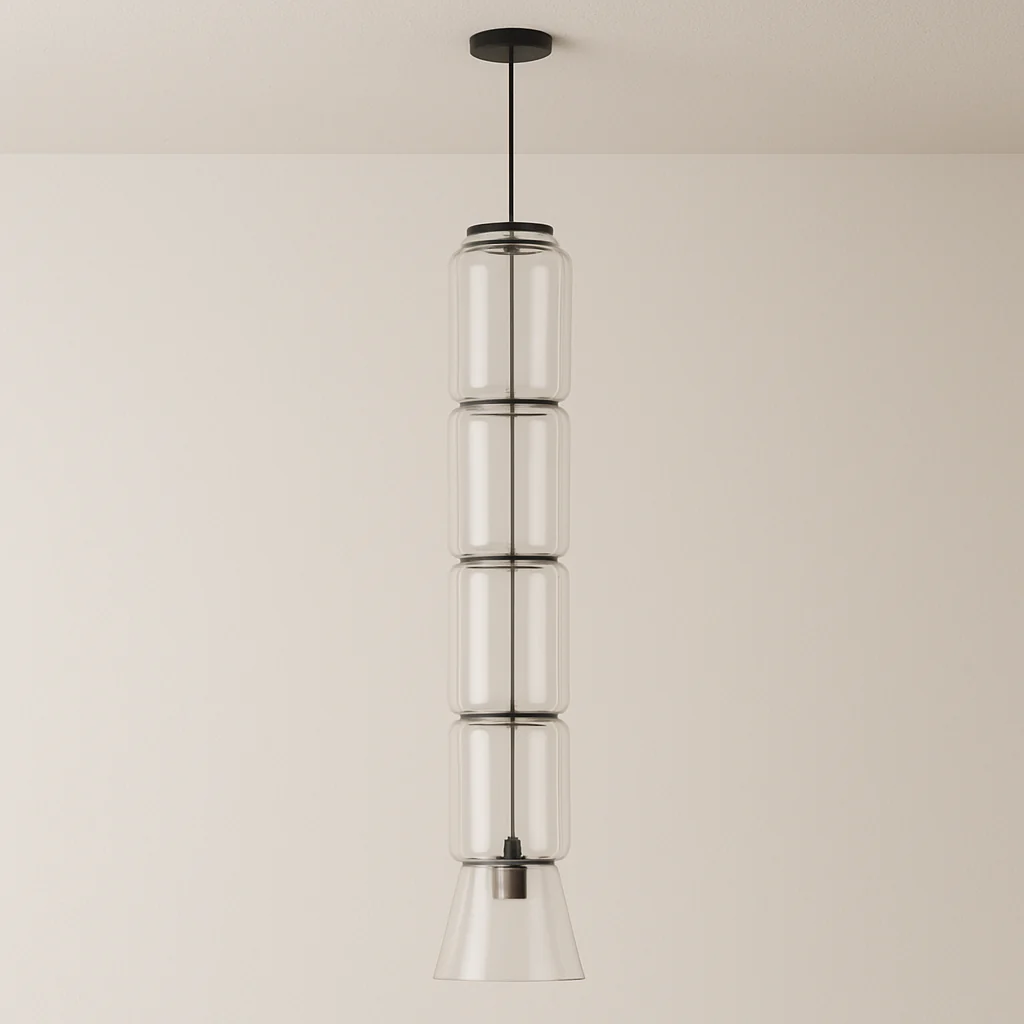 Luminária Pendente Moderno Minimalista Vidro Metal LED Orbi - Image 9