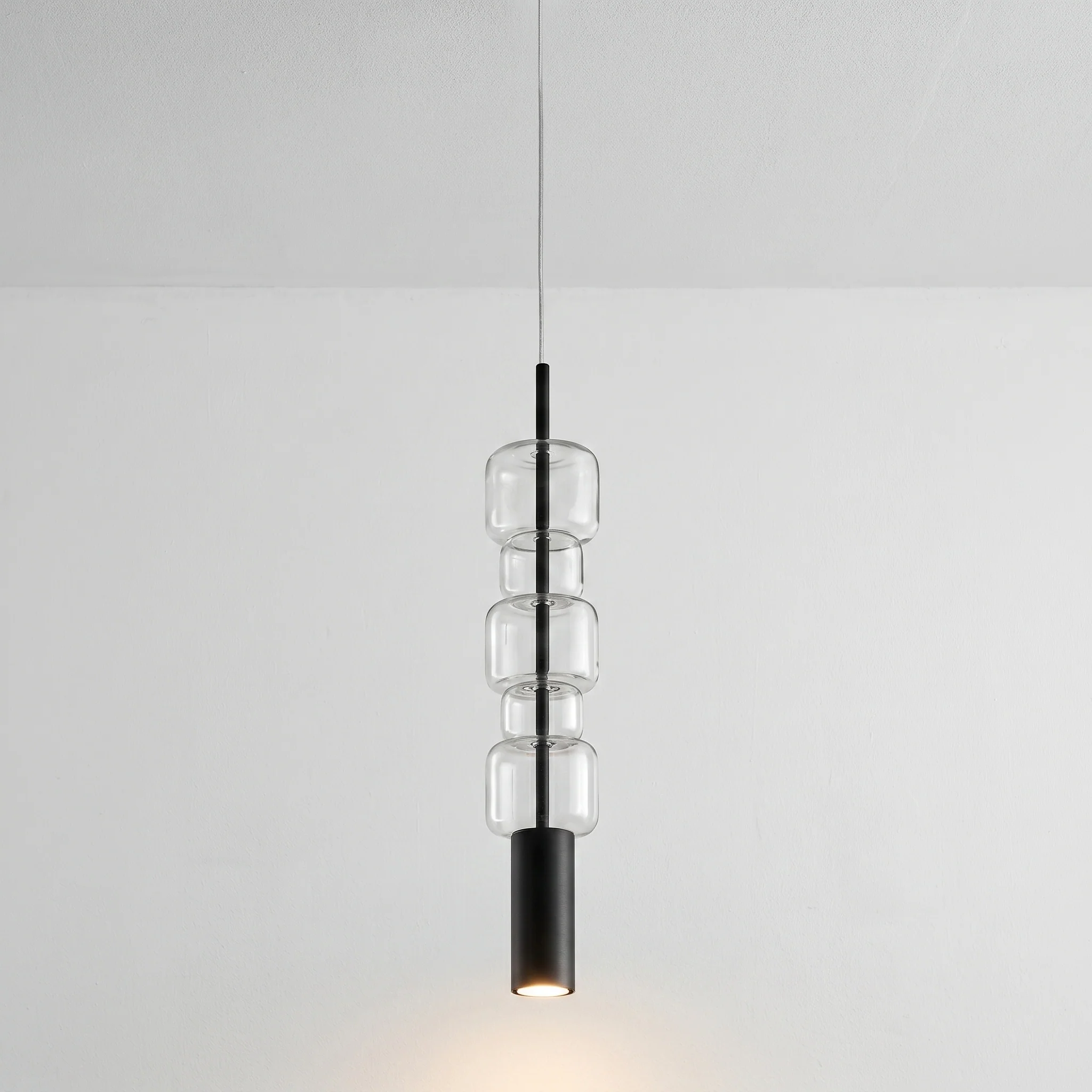 Luminária Pendente Moderno Vidro Metal LED Chieti
