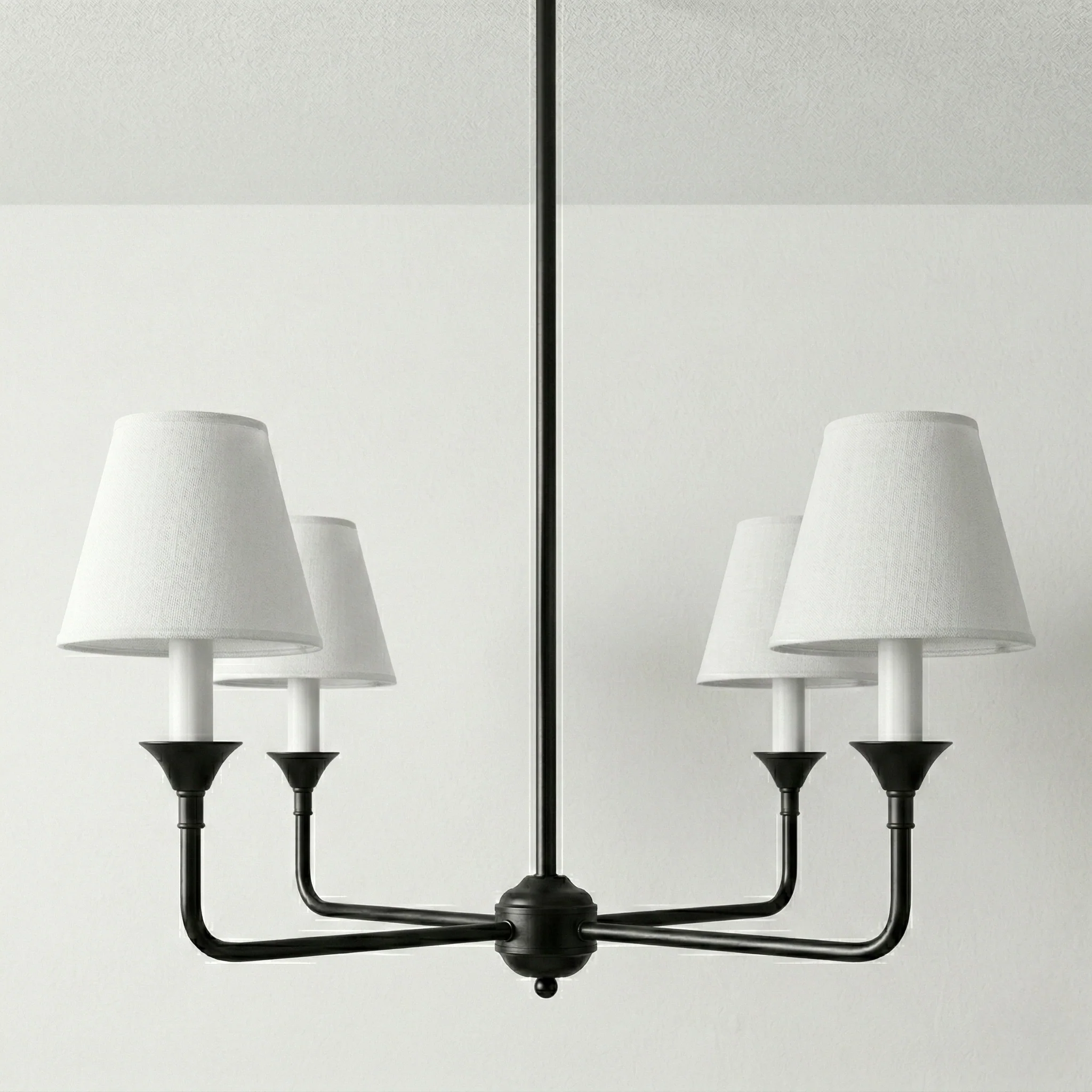 Luminária Pendente Clássico Retrô Vintage Tecido Metal Gemy - Image 3