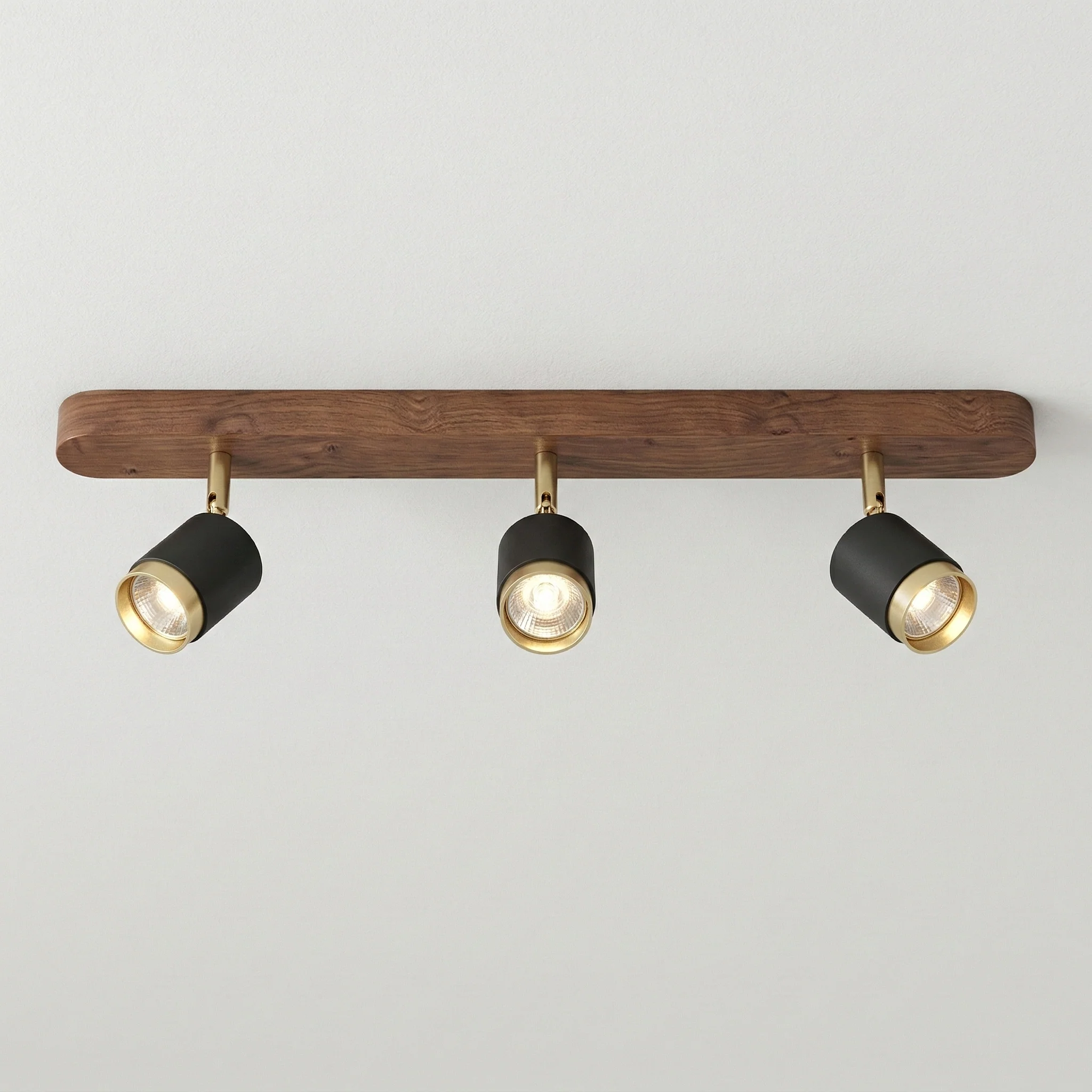 Luminária Plafon Moderna Minimalista Madeira Alumínio Joly - Image 2
