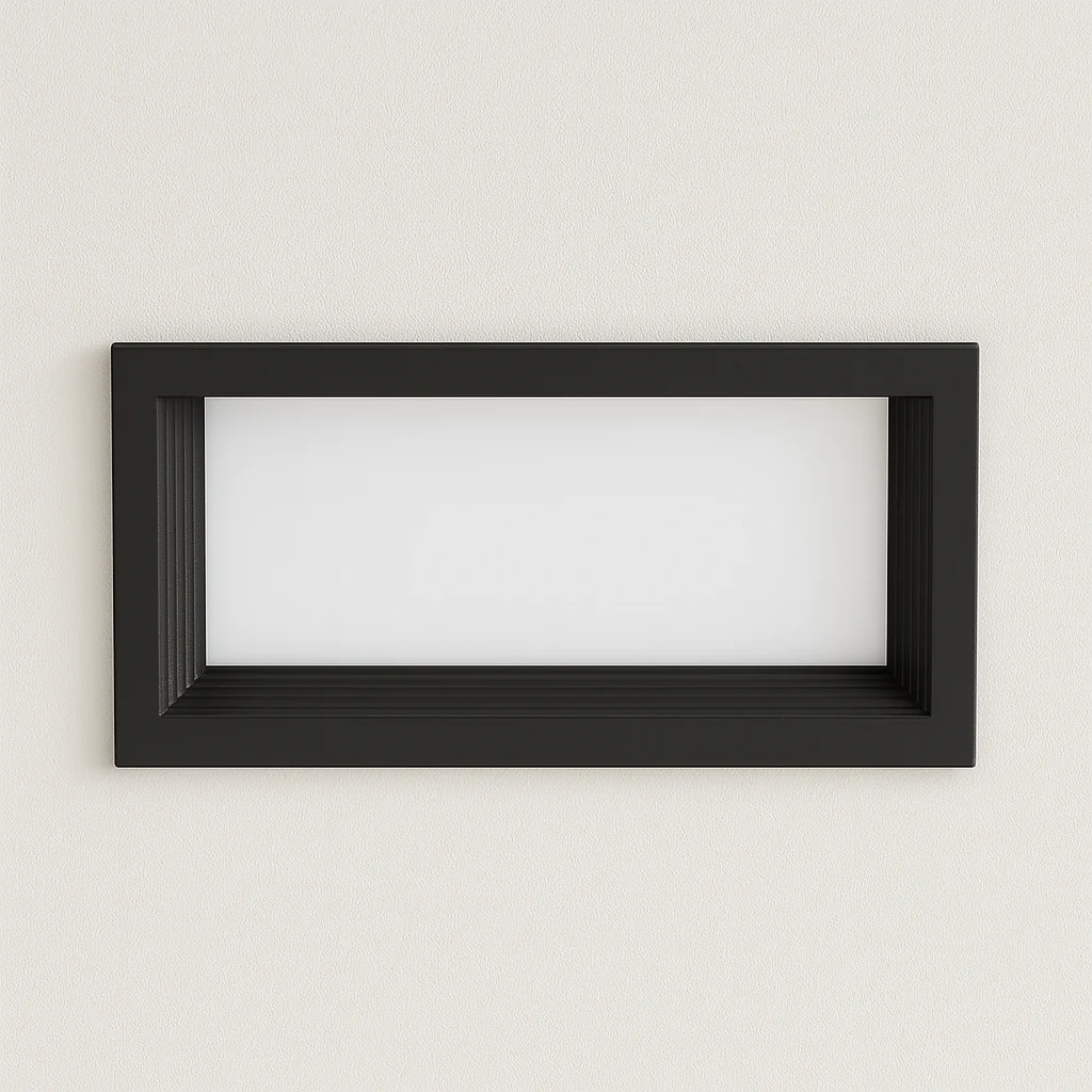 Luminária de Teto Plafon Embutir Quadrado Moderno Minimalista Metal LED Bivolt Ekki