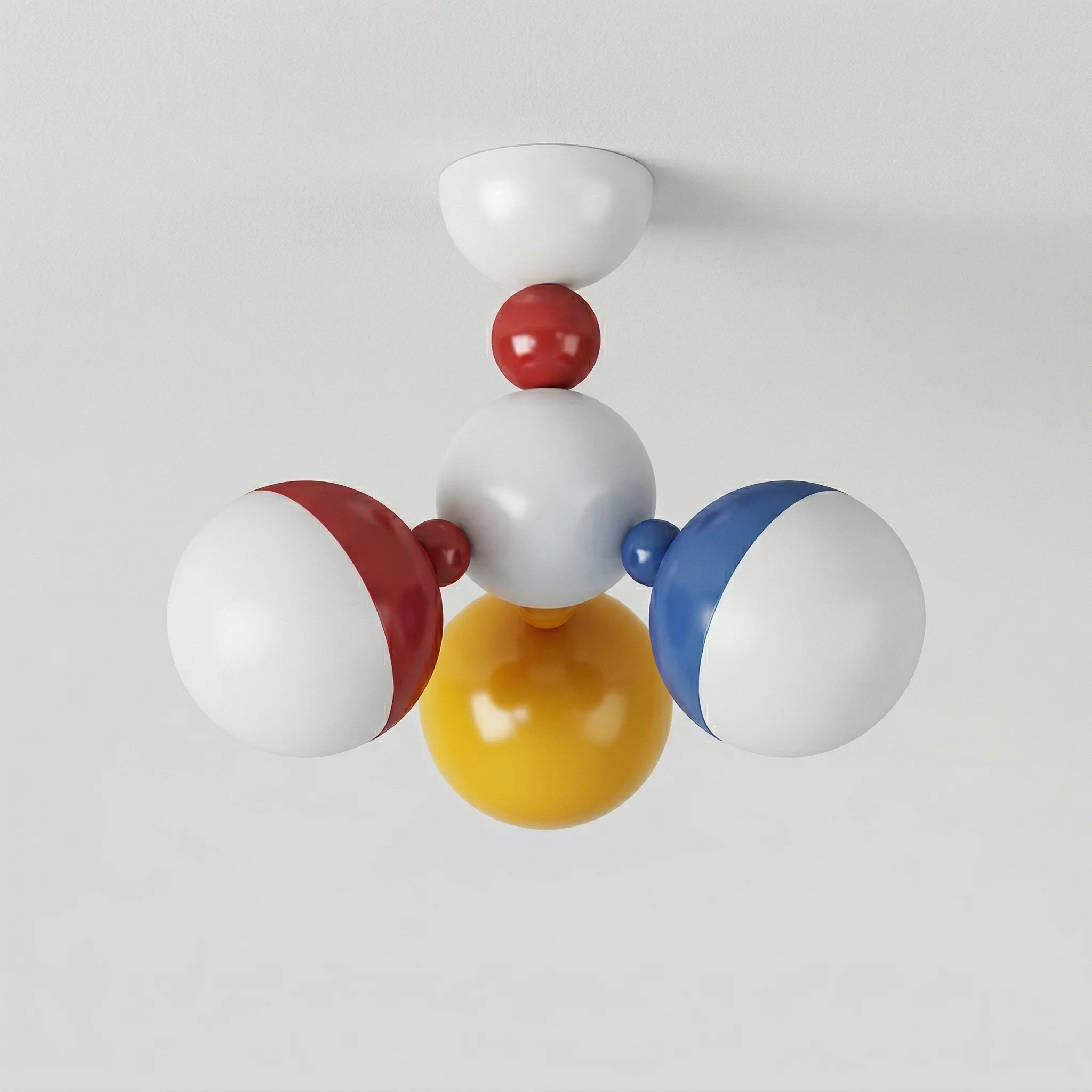 Luminária Plafon Moderna Minimalista Infantil Alumínio Magic - Image 2