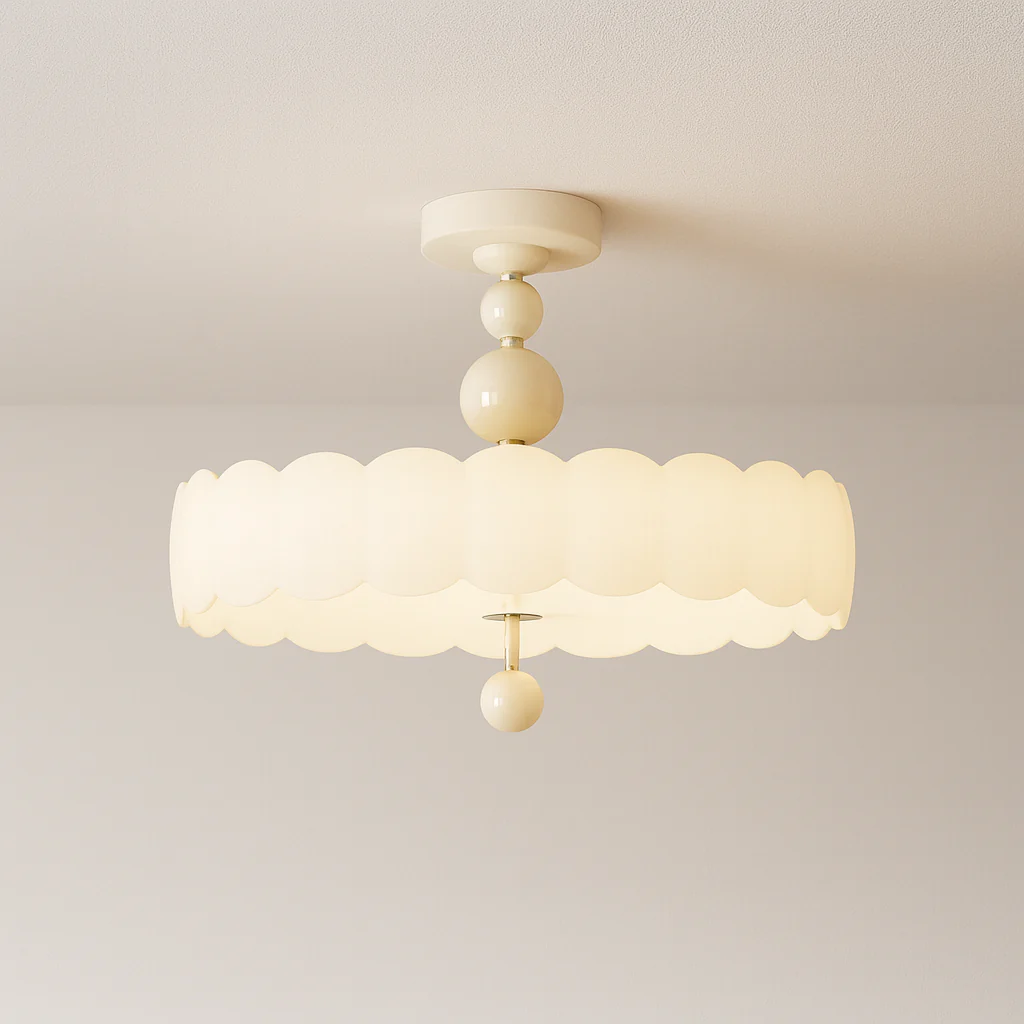 Luminária de Teto Plafon Sobrepor Redondo Infantil Minimalista Acrílico Metal LED Dambas - Image 2