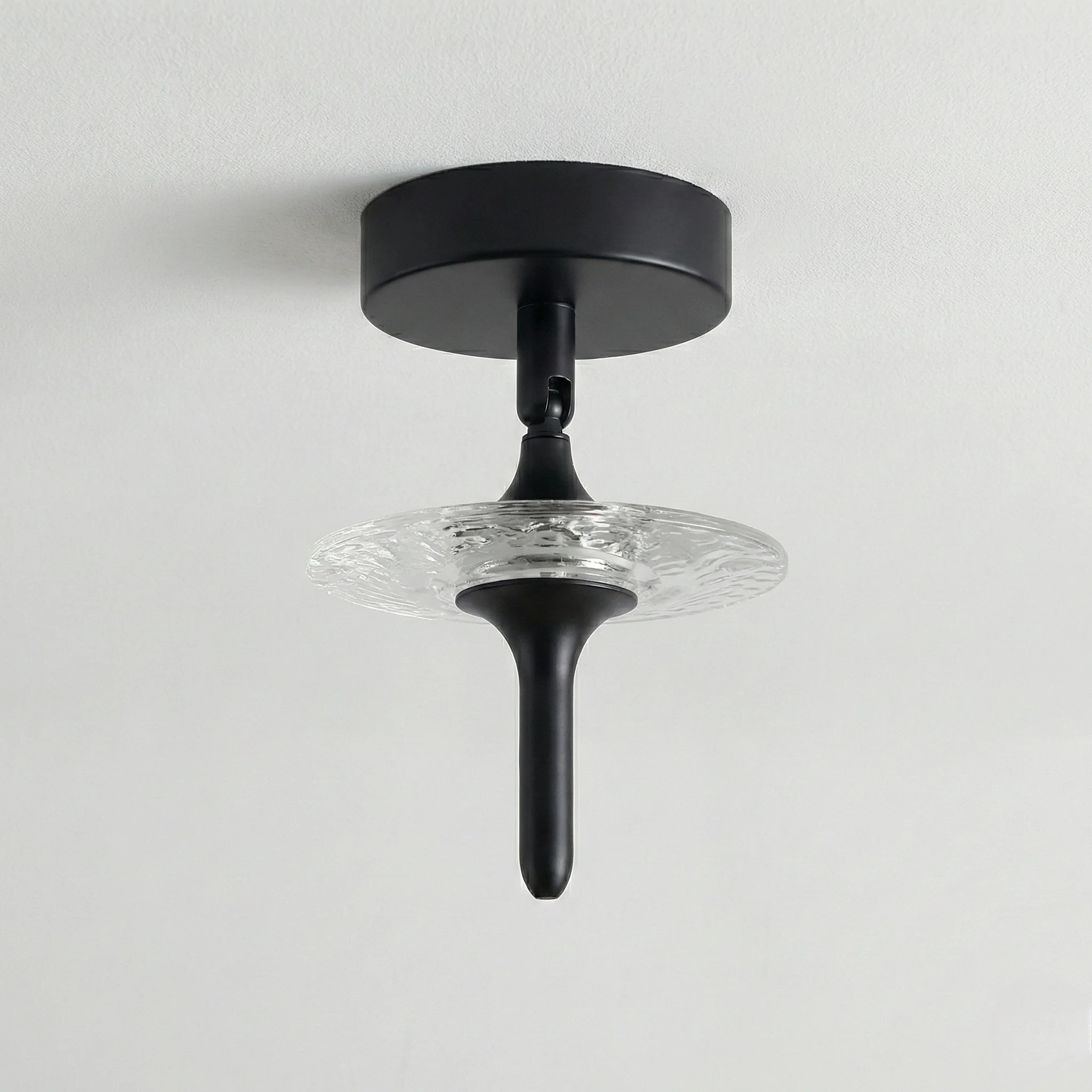 Luminária Plafon Moderna Minimalista LED Alumínio Cristal Tona - Image 2
