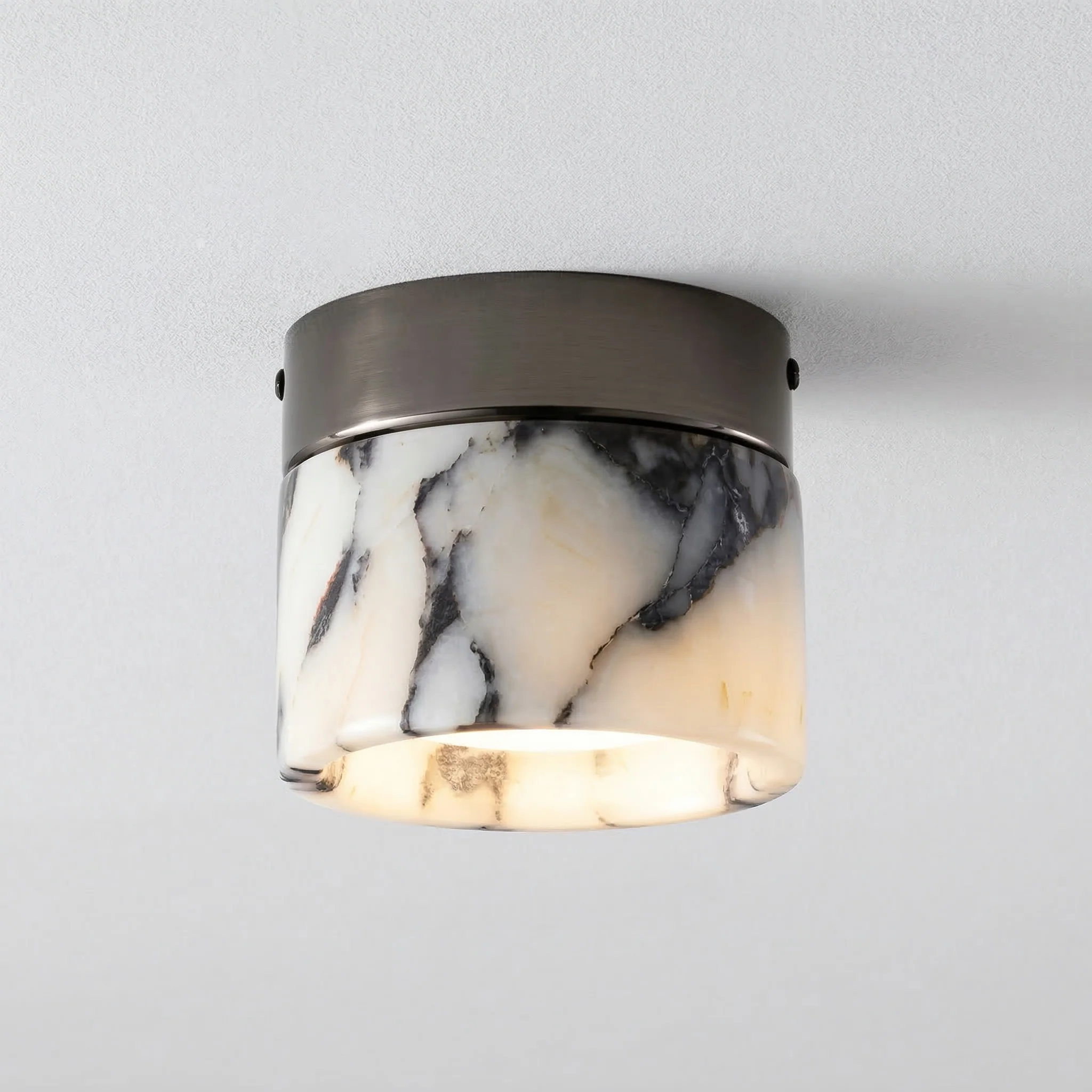 Luminária Plafon Moderna Minimalista Mármore Haga
