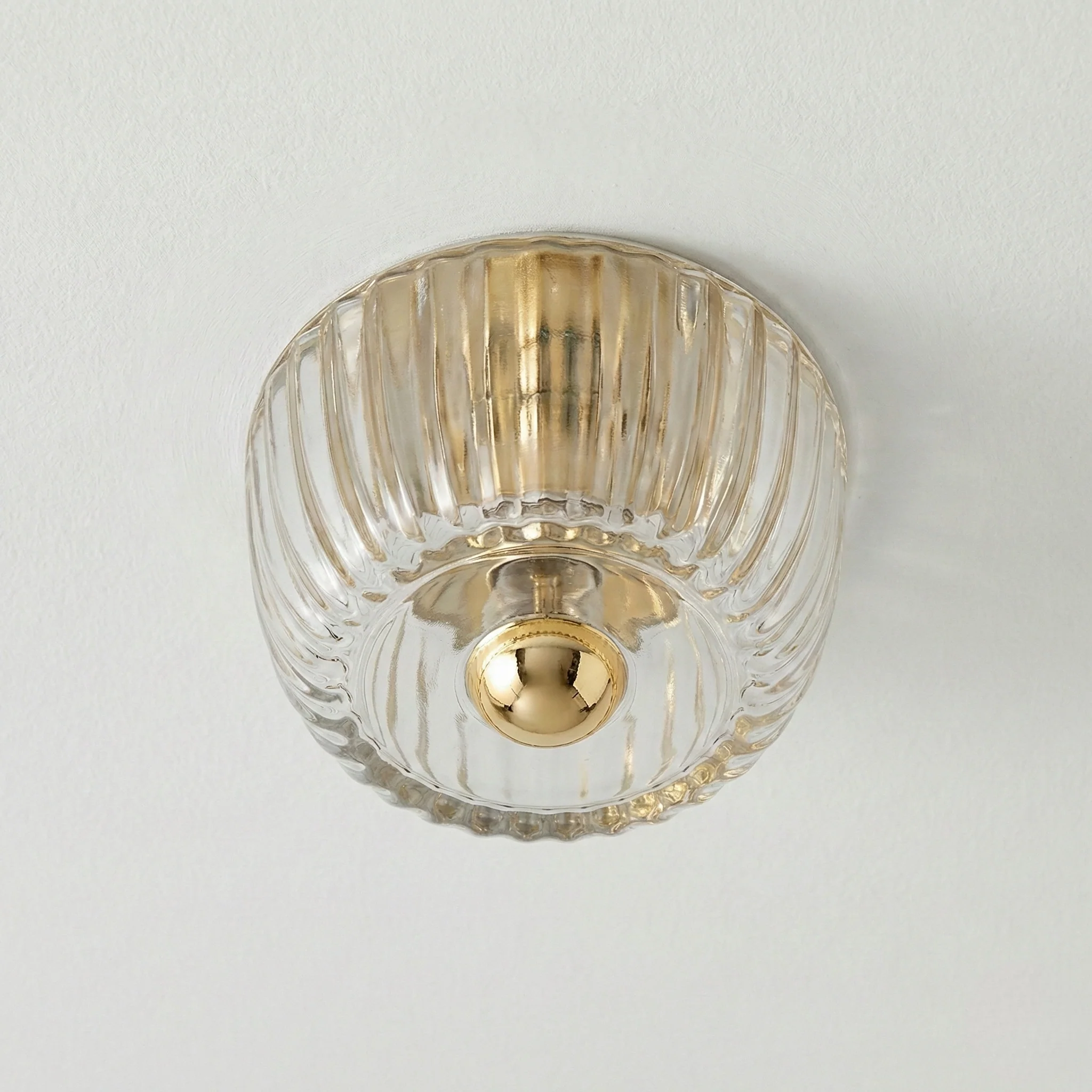 Luminária Plafon Moderna Minimalista Vidro Malgrat